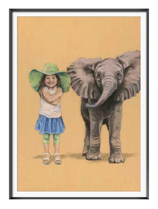 framed-elephant